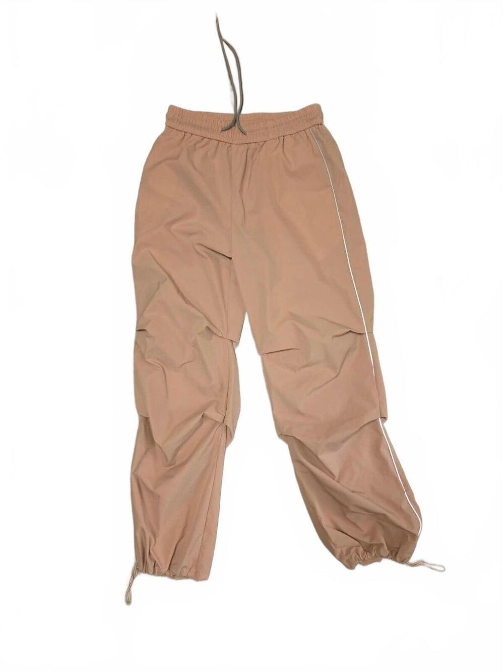 Bakyard Beige Casual Drawstring Elastic Waist Pants